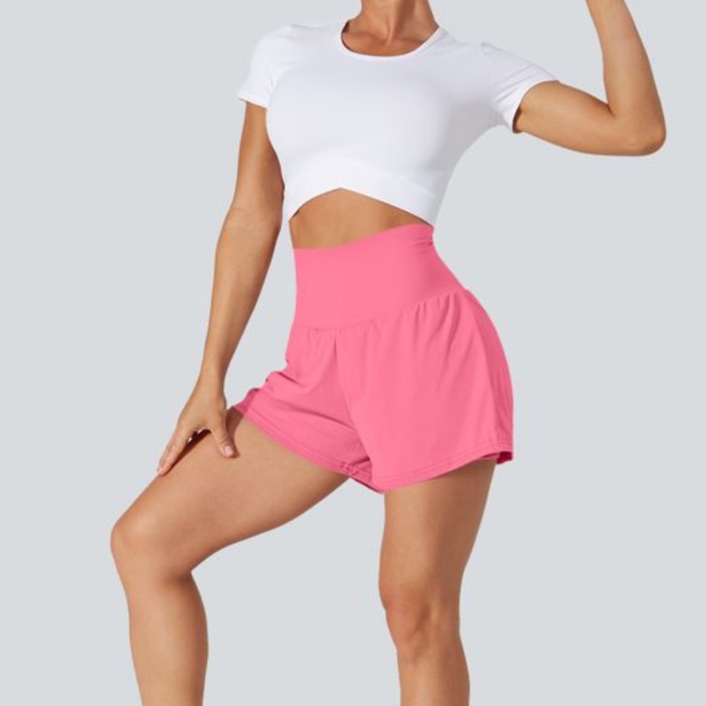 HALARA SoftlyZero™ Airy Super High Waisted Cool Touch Yoga Shorts with Pockets